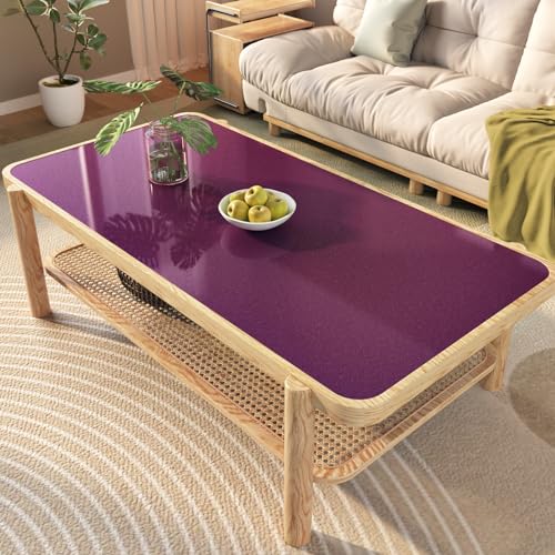 Wallercity Glossy Purple Contact Paper Peel and Stick Wallpaper for Cabinets Kitchen Backsplash 15.8''x118'' Dark Purple Wallpaper Peel and Stick Countertops Vinyl Self Adhesive Glitter Contact Paper - color: Purple, size: 15.8"W x 118"L