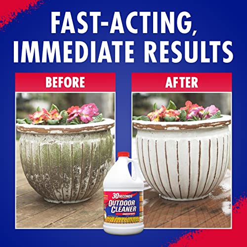 30 SECONDS Outdoor Mold & Mildew Cleaner & Stain Remover Concentrate | 128 fl. oz. | 2 Pack - size: 128 Fl Oz (Pack of 2)