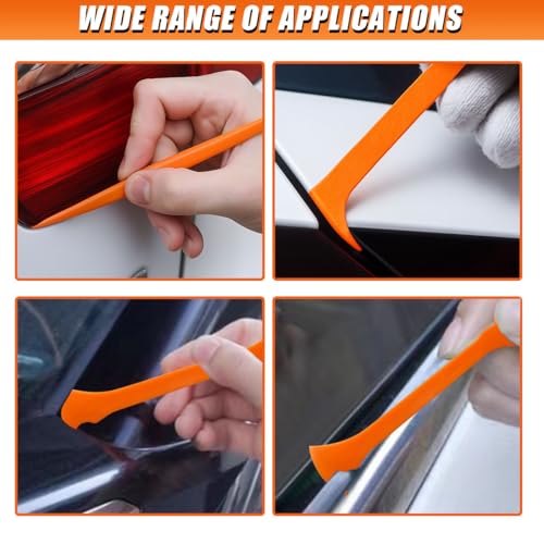 4PCS Car Vinyl Wrap Scraper Tool, Double Axe - size: Double Axe