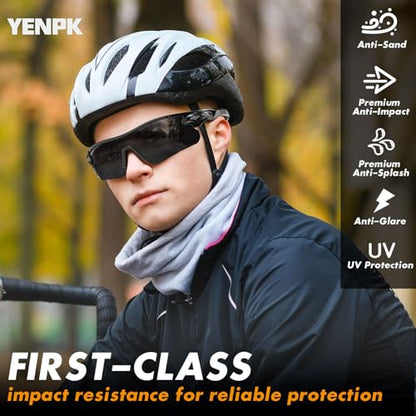 6 Pack Safety Glasses, ANSI Z87.1+UV Protective Eyewear, Impact Resistant Anti-Scratch Safety Goggles for Men Women - color: Gray