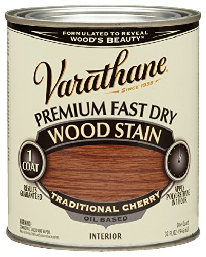 Varathane Premium Fast Dry Traditional Cherry Wood Stain - color: Traditional Cherry