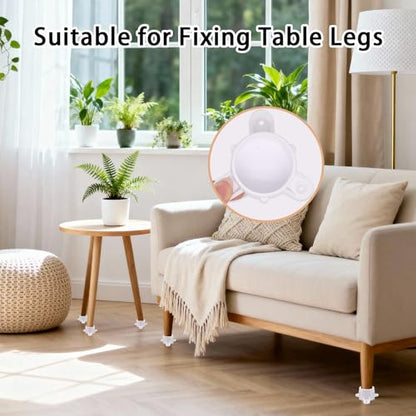 1-1/4 Inch PVC Flange PVC Table Leg Cap, 4 Pack Furniture Grade Rod Holder with Mounting Screws, Pipe Flange Fittings for DIY Making Storage Shelves, Support Feet - size: 1-1/4 Inch