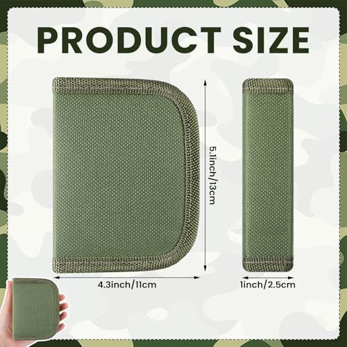Suncalla 1 Pack Military Survival Sewing Kit Travel Emergency,Army Green - color: Army Green