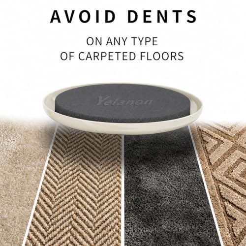 Furniture Sliders for Carpet - Yelanon 16 PCS 3.5" Furniture Moving Pads - size: 16pcs Beige 3.5"
