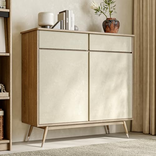 ReWallpaper Textured Peel and Stick Wallpaper Warm Beige Concrete Wallpaper - color: Warm Beige Concrete, size: 15.8in x 23ft