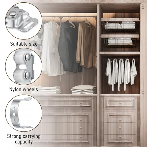 10PCS Mobile Home Cabinet Door Catch, Friction Roller Catch for RV and Mobil Home, RV Cabinet Latch, Closet Door Latch