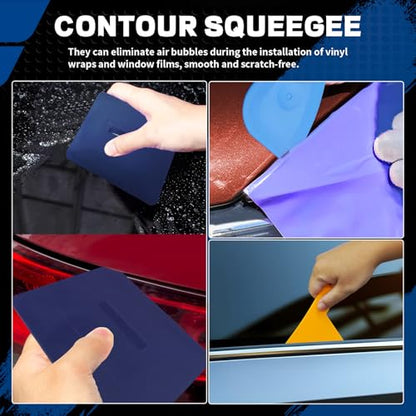 Arayker Car Wrap Tool Kit Vehicle Wrapping Tools Vinyl Wrap Applicator Kit