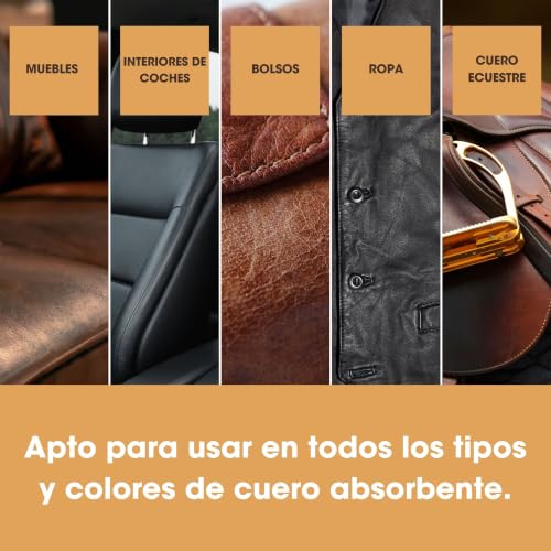 Furniture Clinic Leather Easy Restoration Kit, Dark Brown, 4 Piece - color: Dark Brown, size: Easy Kit