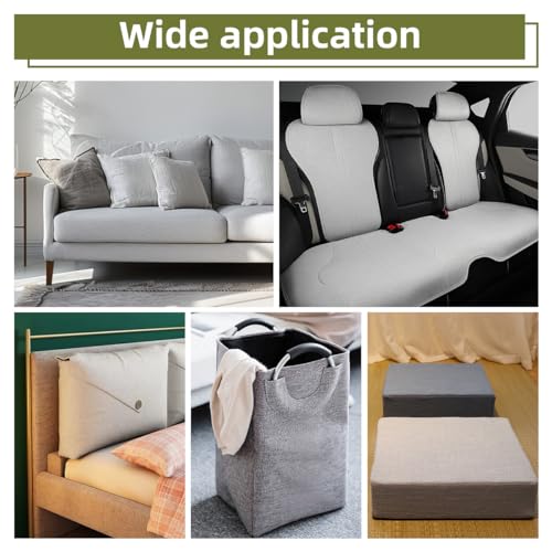 2Pcs Self-Adhesive Linen Fabric Patches, Quick Repair for Sofas, Tents, Car Seats/8" x 11", Bright Beige - color: Bright Beige