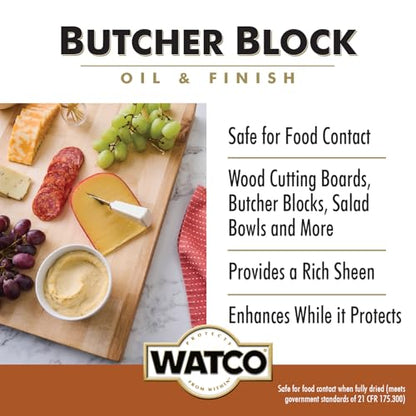 Watco Butcher Block Clear Oil & Finish
