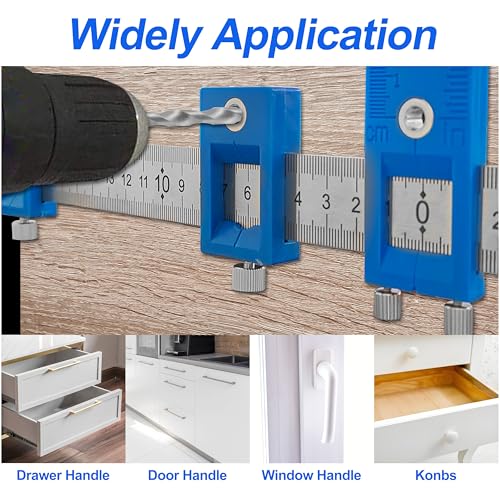 Cabinet Hardware Jig (Plastic Box) for Handles Knobs Pulls on Drawers/Doors