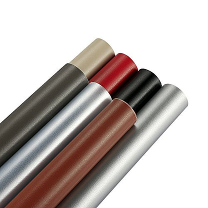 LZLRUN Beige Leather Texture PVC Car Vinyl Wrap Styling Sticker 1x5ft - color: Beige, size: 1ft x 5ft