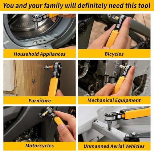 GRENPRO 30-in-1 Right Angle Screwdriver 36-Tooth Reversible Ratchet Set