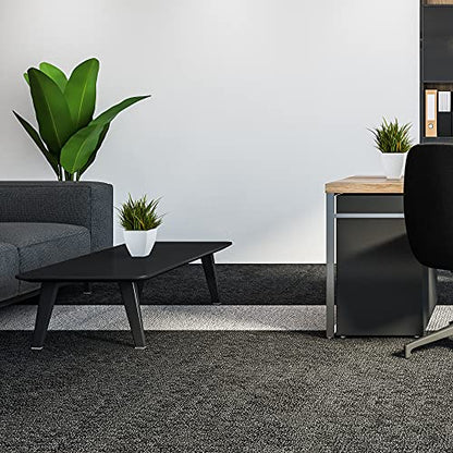 Super Sliders 1" Square Self-Stick Furniture Sliders or Movers for Carpet to Protect Furniture and Move Effortlessly, Brown (12 Pack)