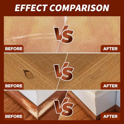 Black Furniture Repair Marker Pen, Instant Wood Floor Scratch Touch Up Tool