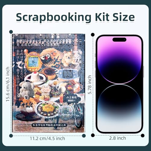 Japanese Comic Style Sticker Scrapbooking Supplies for Junk Journal, 45 Sheets Stickers TZ013001 - color: Comic Style