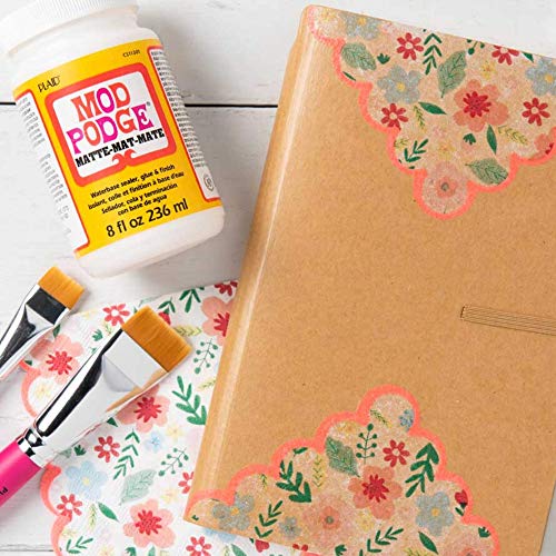 Mod Podge Matte Sealer, Glue & Finish: All-in-One Craft Solution- Quick Dry, Easy Clean, for Wood, Paper, Fabric & More. Non-Toxic - Craft with Confidence, Made in USA, 64 oz., Pack of 1 - size: 64 fl oz