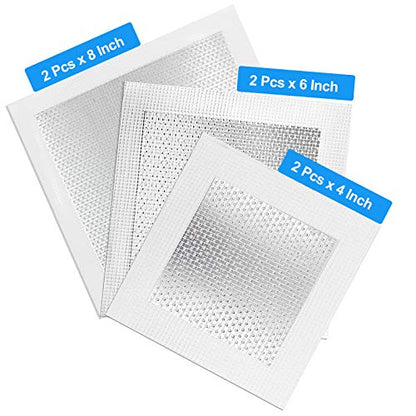 6pcs 4/6/8 Inch Drywall Repair Patch - size: 4", 6", 8", 6 PCS