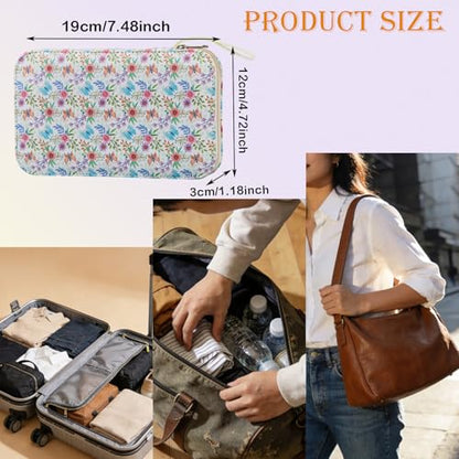 Bobode Printing Floral Travel Sewing Kit with 130 PCS Sewing Accessories - color: 130PCS-HJD