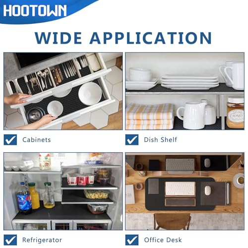 Self Adhesive Shelf Liner, 23.6"W x 78.7"L Contact Paper for Cabinet Black - color: Black, size: 23.6"W x 78.7"L