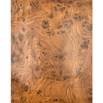 Yifely Brown Wood Grain Furniture Paper PVC Self-Adhesive Shelf Liner Locker Door Sticker 17.7 Inch by 9.8 Feet