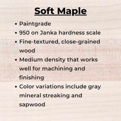 Osborne Squat Round Bun Foot in Soft Maple Wood (Set of Four), Unfinished Wooden Furniture Feet for Cabinets, Dressers, Couches, Sofas and More, Sanded and Ready to be Finished