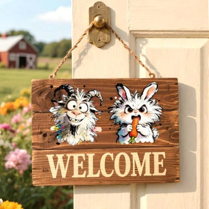 Peacoblue Funny Farm Animals Rub On Transfers for Craft, Transfer Sticker - style: Funny Farm Animals