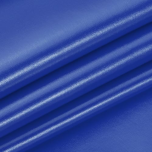 PATIKIL 29x17x0.03 Inch PU Leather Sheets, Soft Colored Faux Cowhide Grain PU Leather Sheet Repair Fabric Patch for Book Binding, Repairing, Crafting, Sewing, Blue - color: Blue