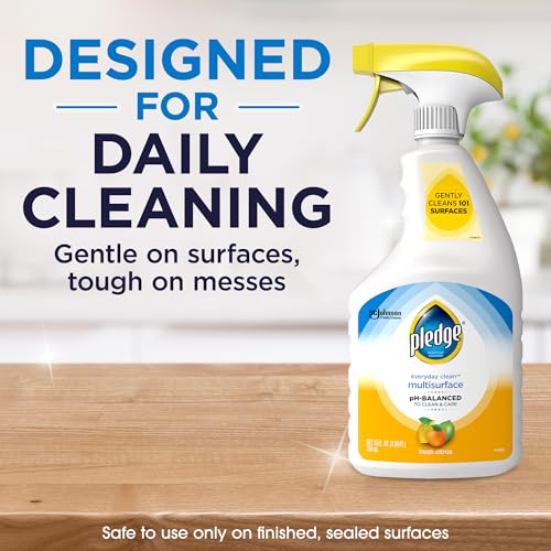 Pledge pH Balanced Multi Surface Cleaner Spray, Fresh Citrus, 25 oz, 3 pk - size: 25 Fl Oz (Pack of 3)