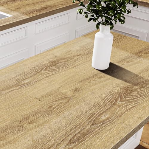 Stickyart Natural Wood Wallpaper Peel and Stick Wallpaper Wood Grain Contact Paper for Kitchen Bathroom Cabinets Removable Self Adhesive Wood Wallpaper Easy Peel Off Wallpaper Renter Friendly 12"x317" - size: 12" x 317"