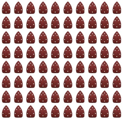 80pcs Mouse Sander Sandpaper Assortment 6 Holes, Mouse Sanding Pads