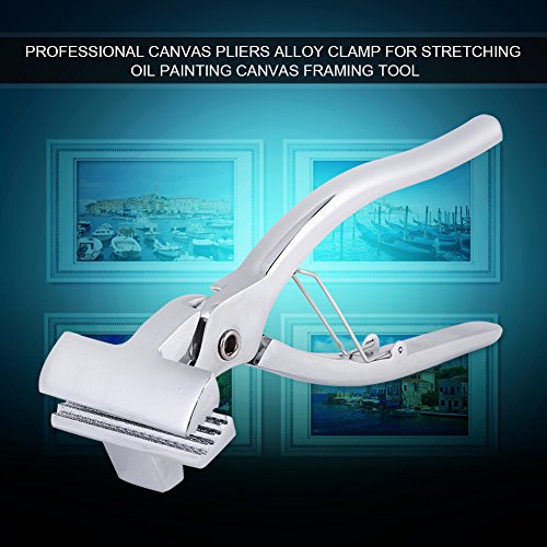 Canvases Pliers, Chrome Canvas Pliers Spring Return Handle Canvas Stretching Plier Handle Stretcher Bars Artist Franing Tool
