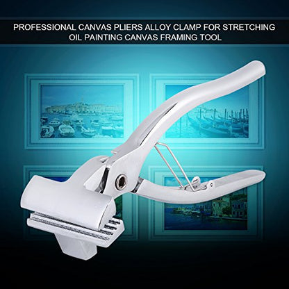 Canvases Pliers, Chrome Canvas Pliers Spring Return Handle Canvas Stretching Plier Handle Stretcher Bars Artist Franing Tool