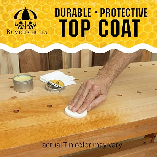 All-Purpose Shop Wax Starter Kit - All Natural Metal and Wood Wax Finish - size: 8 Ounce Starter Kit