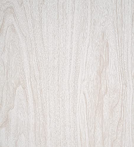 White Wood Wallpaper Wood Grain Contact Paper for Cabinets 393in18in - size: 17.7"W x 393"L