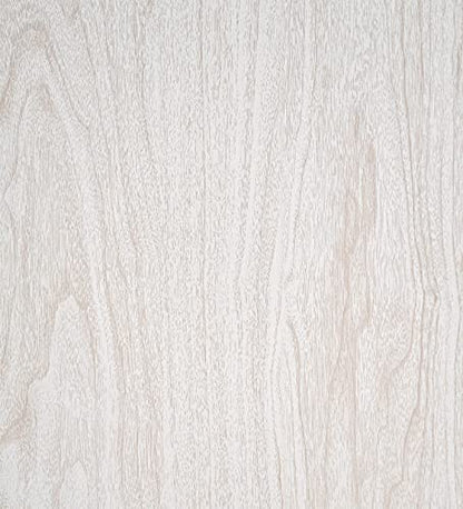 White Wood Wallpaper Wood Grain Contact Paper for Cabinets 393in18in - size: 17.7"W x 393"L
