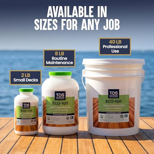 Teakdecking Systems (TDS ECO-100 Teak Cleaner Powder - 2lb - size: 32 Ounce (Pack of 1)