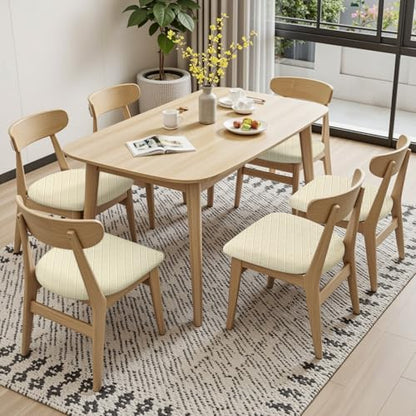 SearchI Seat Covers for Dining Room Chairs Stretch Jacquard Chair Seat Covers Set of 4, Removable Washable Upholstered Chair Seat Protector Cushion Slipcovers for Kitchen, Office(Beige Rhombus) - color: Beige Rhombus