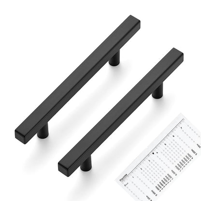 Ravinte 30 Pack Matte Black Cabinet Pulls, 4 in Kitchen Pulls for Cabinet - size: 4 IN HOLE CENTER