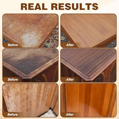NuGrain Wood Repair Kit, Professional Wood Floor Scratch Repair,Easy-Fix Wood Furniture Repair- Restores Wood Scratch, Covers Nicks, Hides Minor Defects, Restore a Finish for Wood