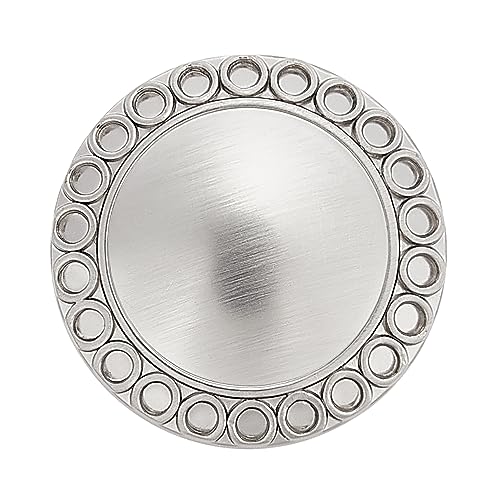 20 Pack 1.26 Inch Round Brushed Nickel Cabinet Knobs - color: Brushed Nickel Knobs
