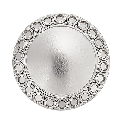 20 Pack 1.26 Inch Round Brushed Nickel Cabinet Knobs - color: Brushed Nickel Knobs