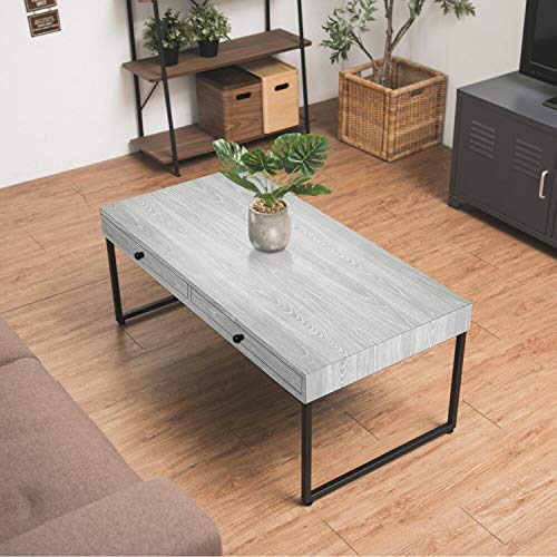 Gray Wood Contact Paper 17.71 x 118 Inch Wood Grain Texture Peel and Stick Wallpaper Adhesive Paper Light Grey Wall Covering Desk Shelf Drawer Liner Cabinets Wardrobe - color: Gray Wood, size: 17.7" x 118"