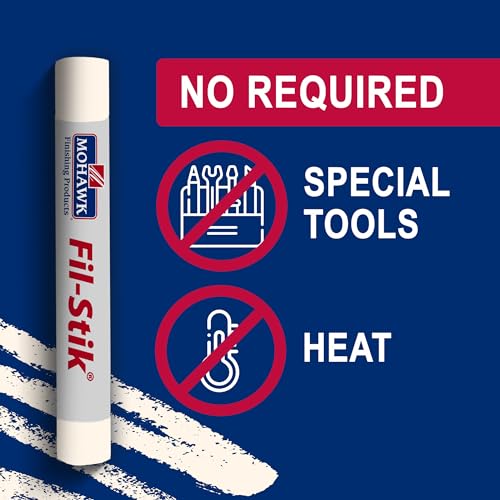 Mohawk Fil-Stik Wax Putty Stick for Wood Repair, Off White M230-0334, 1 Count
