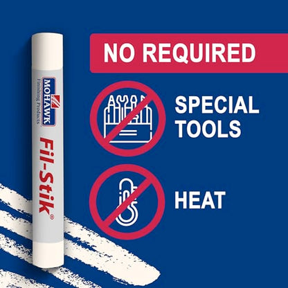 Mohawk Fil-Stik Wax Putty Stick for Wood Repair, Off White M230-0334, 1 Count