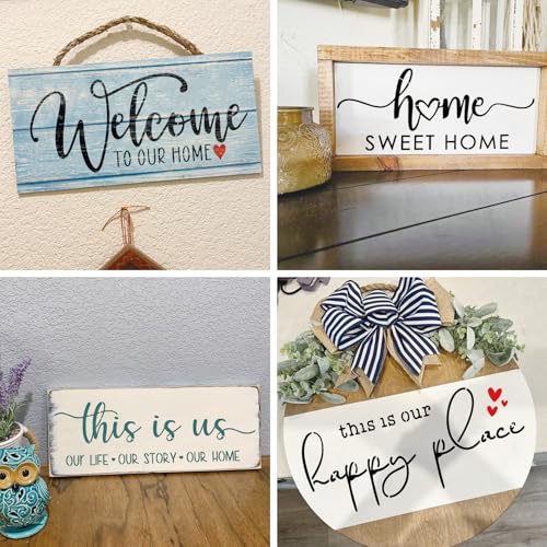 Welcome Stencils for Painting on Wood Doormat Half Round Stencils for Craft