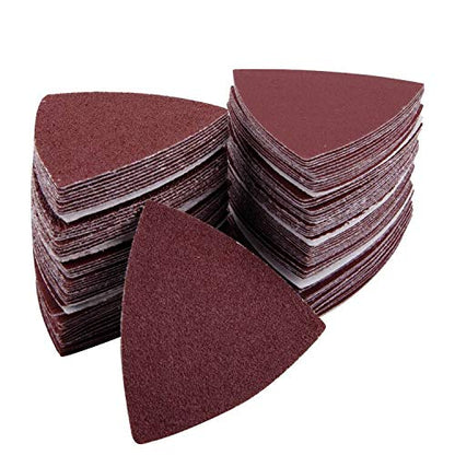 AUSTOR 120 Pieces Triangular Sandpaper, Triangle Sanding Sheets