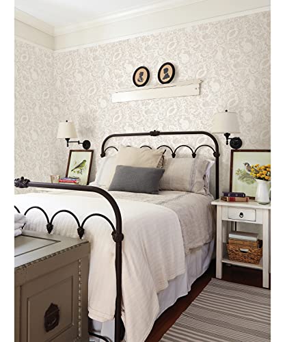 NuWallpaper by WallPops Cream Terrene Peel & Stick Wallpaper, NUS4304