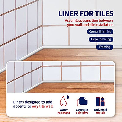 Art3dwallpanels Flexible Molding Trim, 120x0.47x0.2 Inch 10 Ft, White - color: White, size: 10 Feet