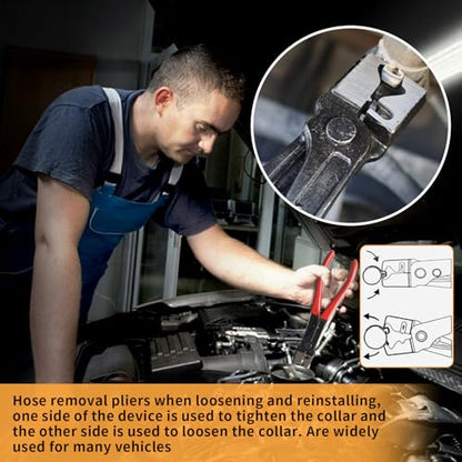4 Pieces Electrical Disconnect Pliers for Cars, Automotive Electrical Plug Connector Disconnect Tool and Connector Separator and Hose Clamp Pliers - style: Electrical Disconnect Pliers Set 5
